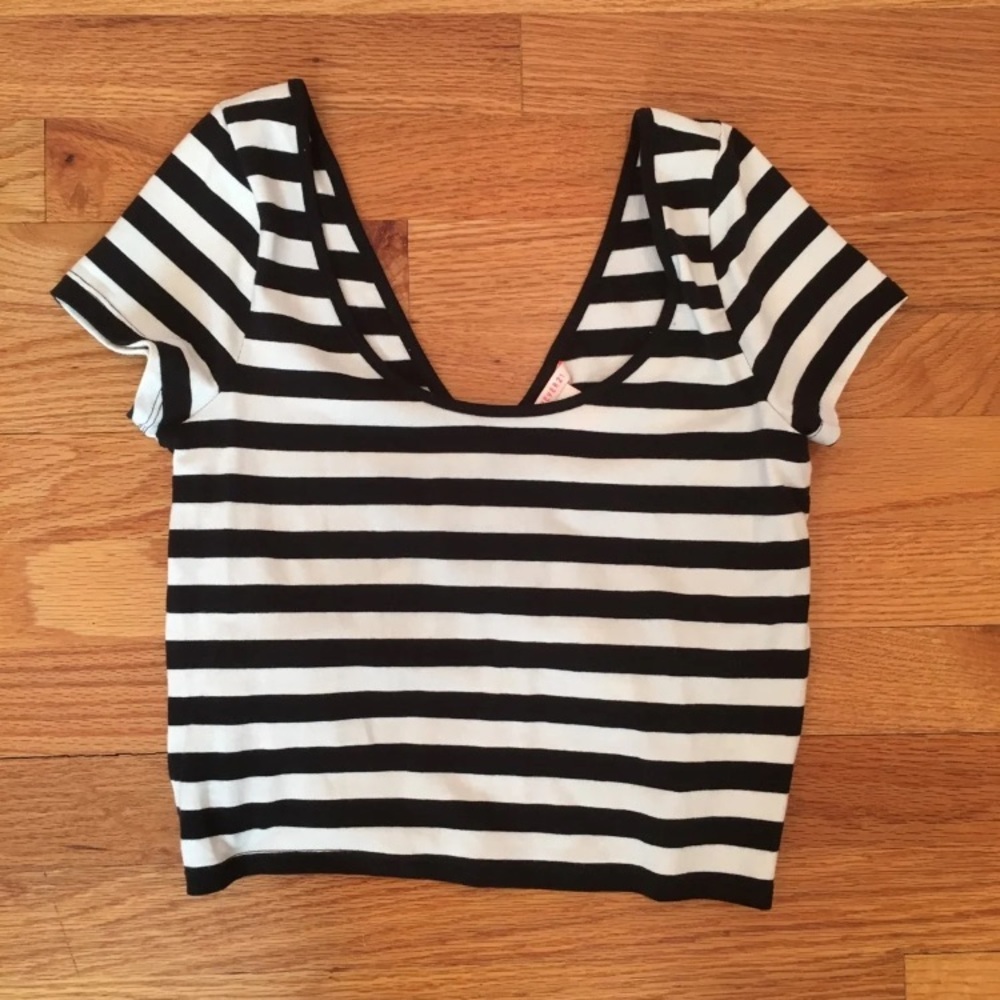 Forever 21 Striped Crop Top